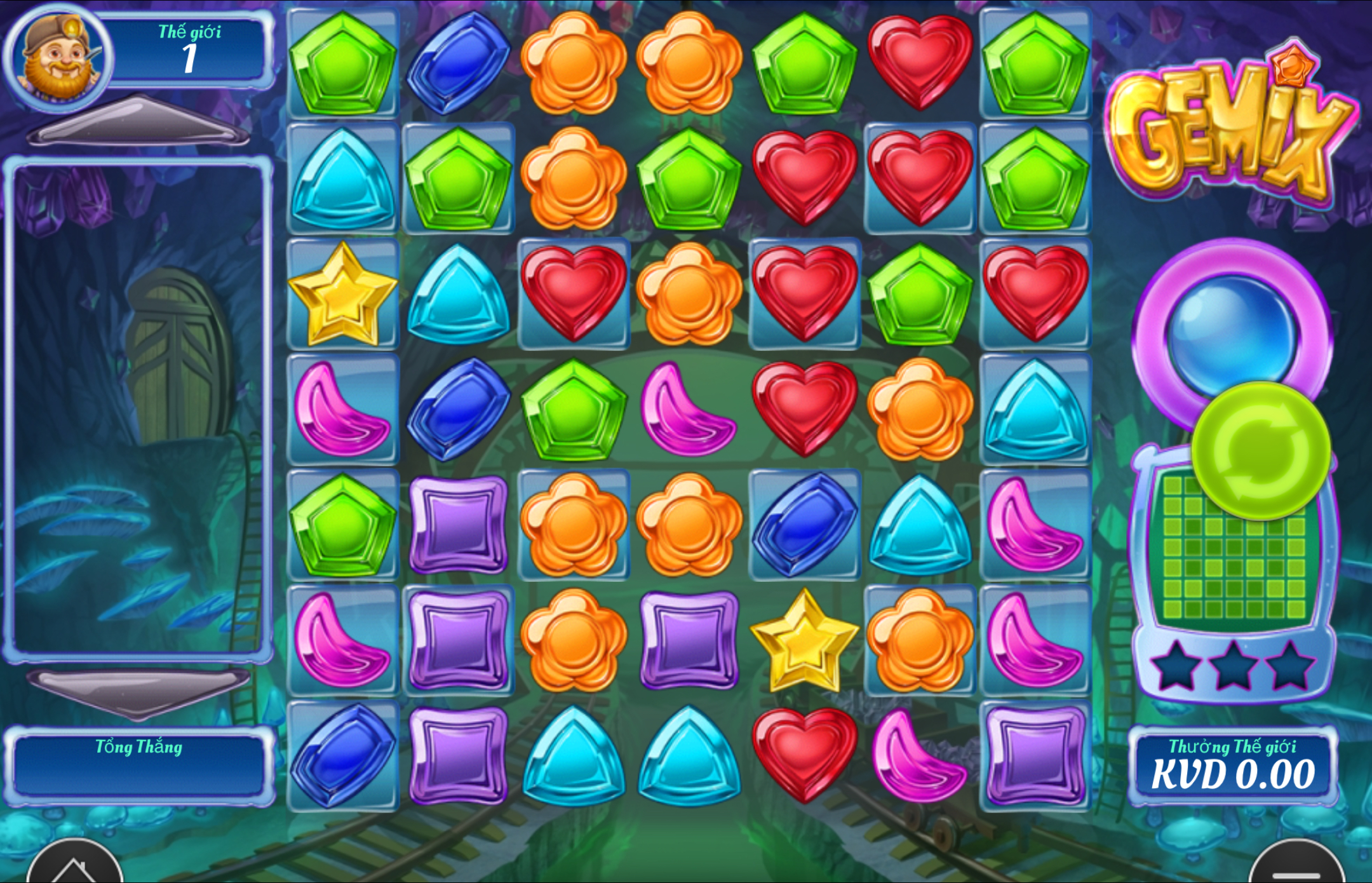 Giao diện game vô cùng đẹp mắt